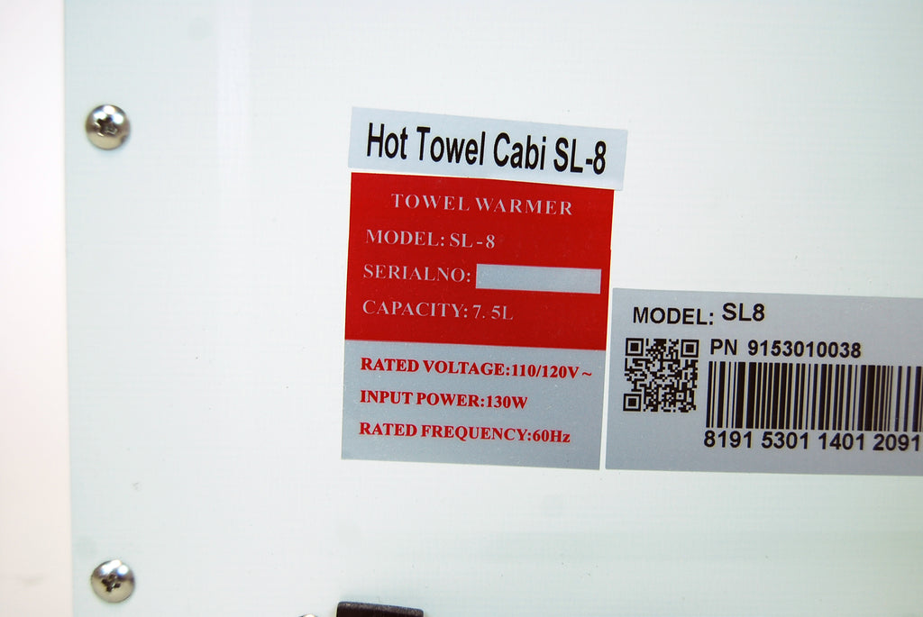 Spa Luxe Hot Towel Cabi SL-8 Warmer SpaLuxe 7.5L Cabinet