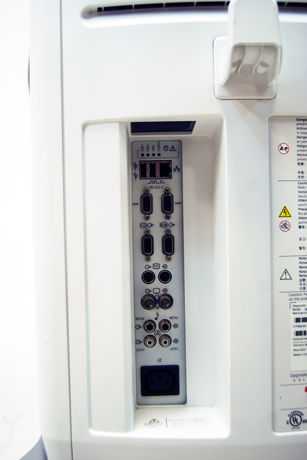 SIEMENS ACUSON X300 ULTRASOUND X 300 PREMIUM EDITION W CH5-2 & EV9-4 JAN 2009