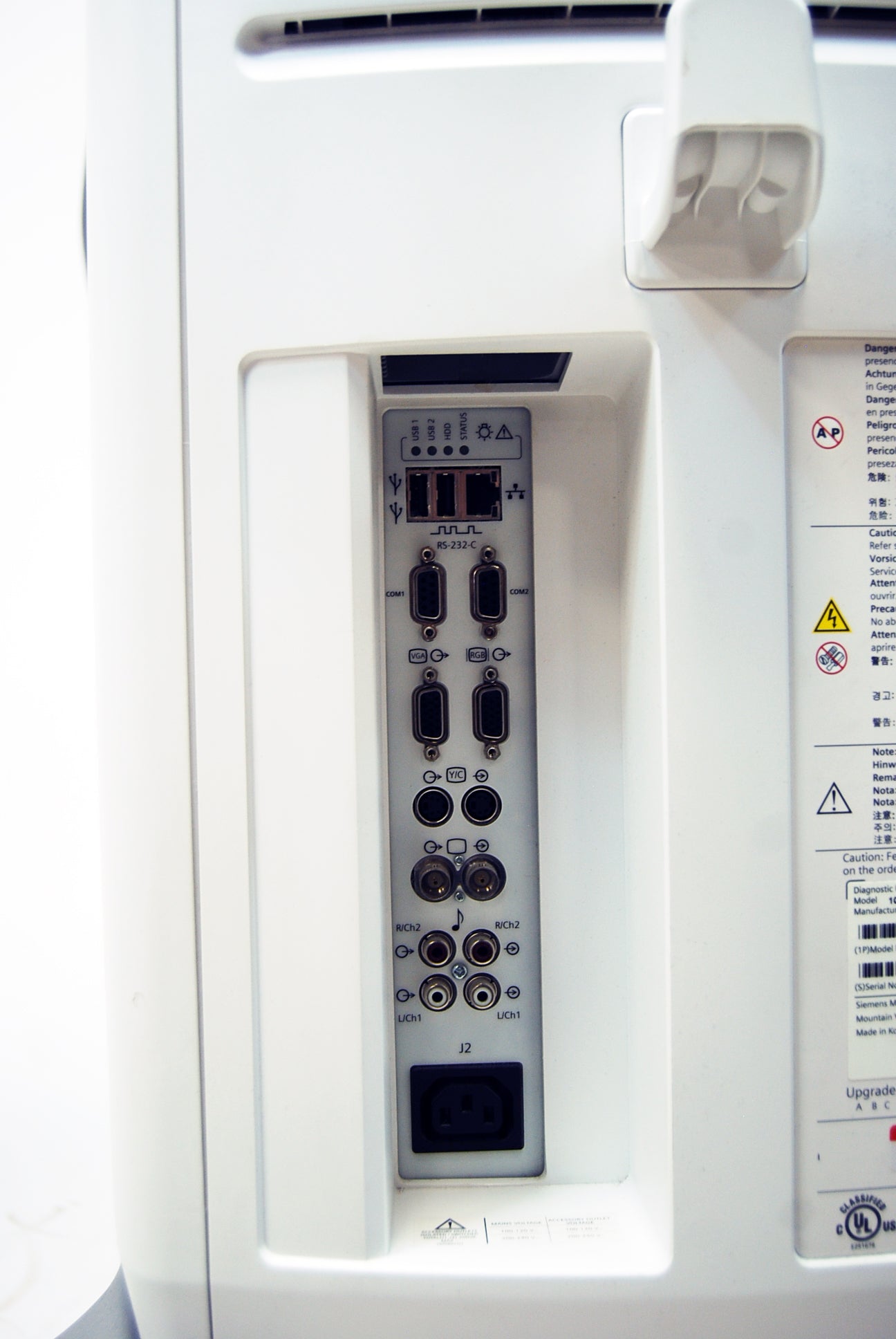 SIEMENS ACUSON X300 ULTRASOUND X 300 PREMIUM EDITION W CH5-2 & EV9-4 JAN 2009