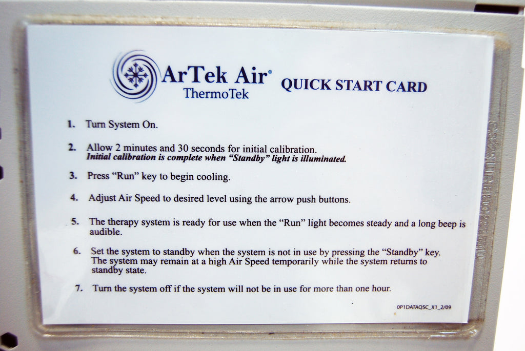 ThermoTek ArTek Air Cooler-Thermoelectric Articulating Arm Solid State 2009