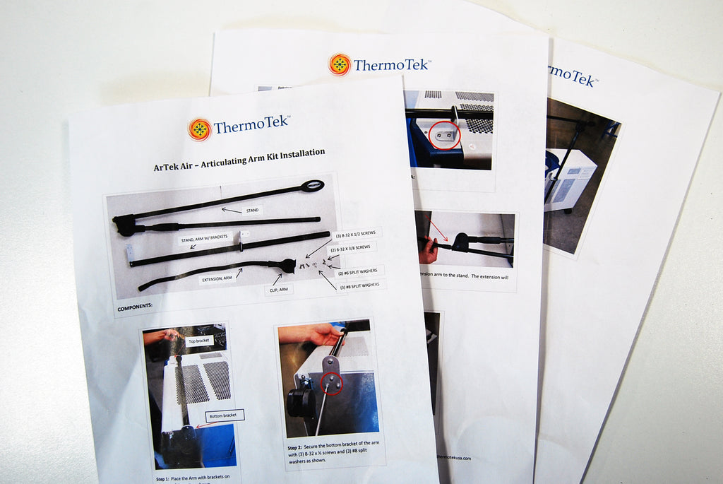 ThermoTek ArTek Air Cooler-Thermoelectric Articulating Arm Solid State 2009