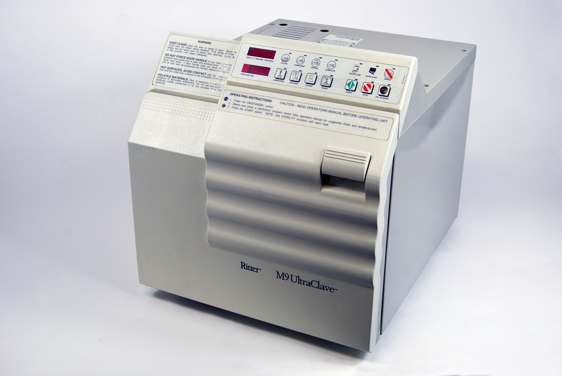 Ritter M9 Ultraclave Sterilizer Midmark M9-001 Autoclave 1999 Mid Mark Ultra Clave