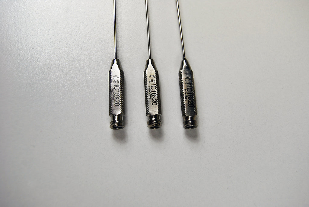 Cynosure SmartLipo-Cannulas Set of 3 IC 18x20 Smart Lipo Liposuction Probe Needle