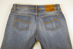 Jacob Cohen Handmade Tailored Denim Jeans Size 35 Italian Hand Made Pants Mens