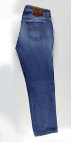 Jacob Cohen Handmade Tailored Denim Jeans Size 35 Italian Hand Made Pants Mens