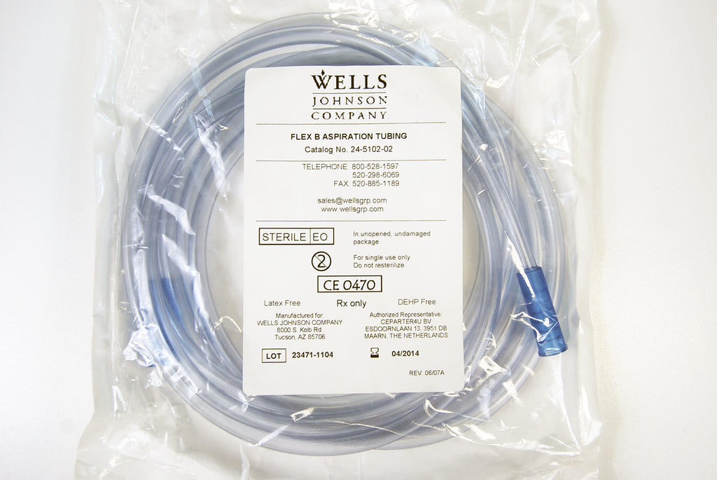 Wells Johnson Company 24-5102-02 Aspiration Tubing Flex B 2014