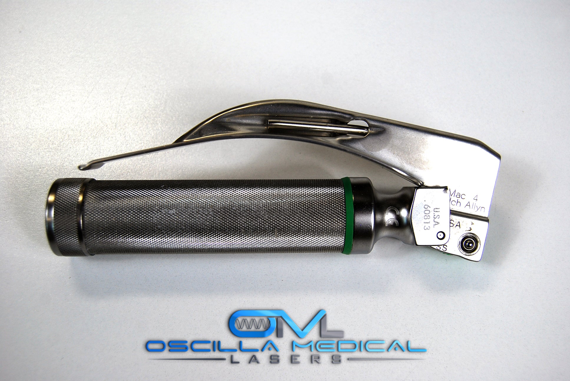 Welch Allyn Mac 4 69064 Blade Handle Laryngoscope Fiber Optic WelchAllyn Laryngoscopy