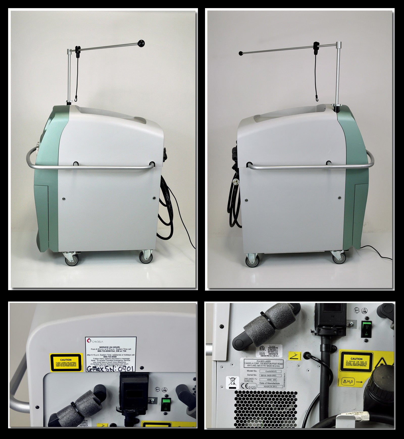 Candela GentleMAX Syneron Alexandrite Laser Yag Gentle Max Alex 2011