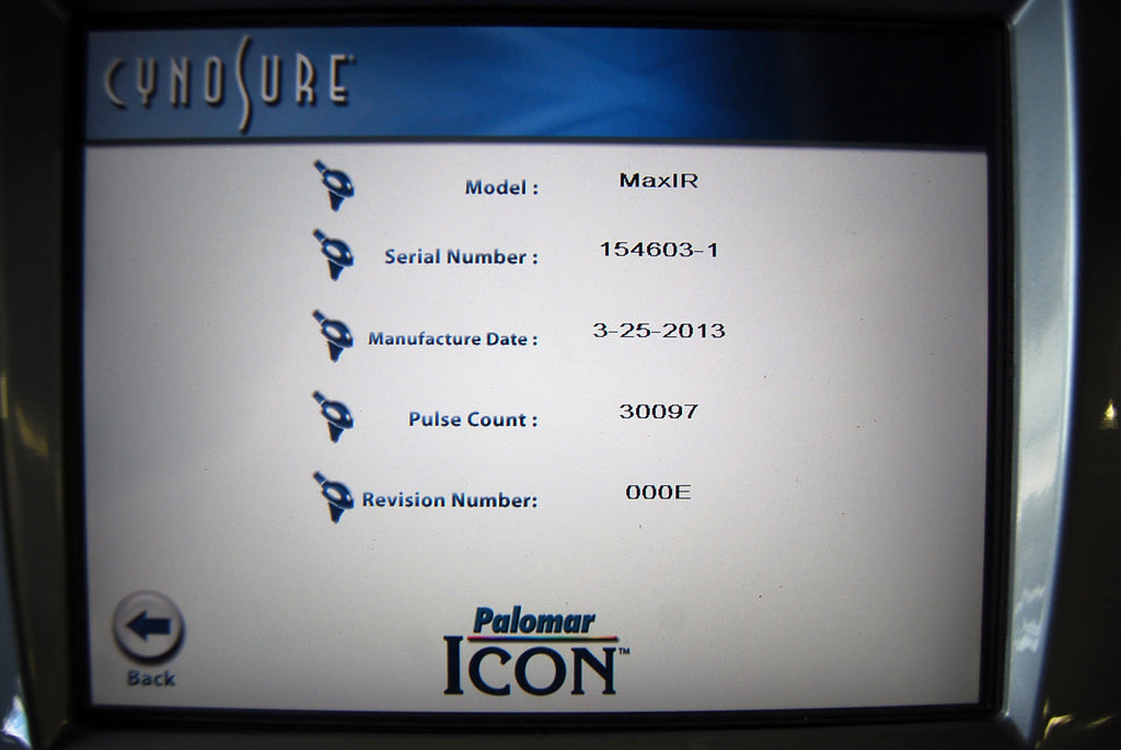 Palomar Max IR Infrared-Handpiece Cynosure 2013 IPL Laser Hand Piece Icon