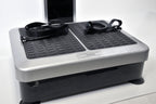 LILA Whole Body Dual Motor Vibration Exercise Machine Silver Power Vibe Plate