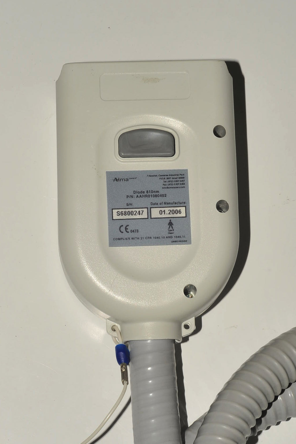 2006 Alma Lasers Sonata Handpiece Hair Removal w Carrying Case
