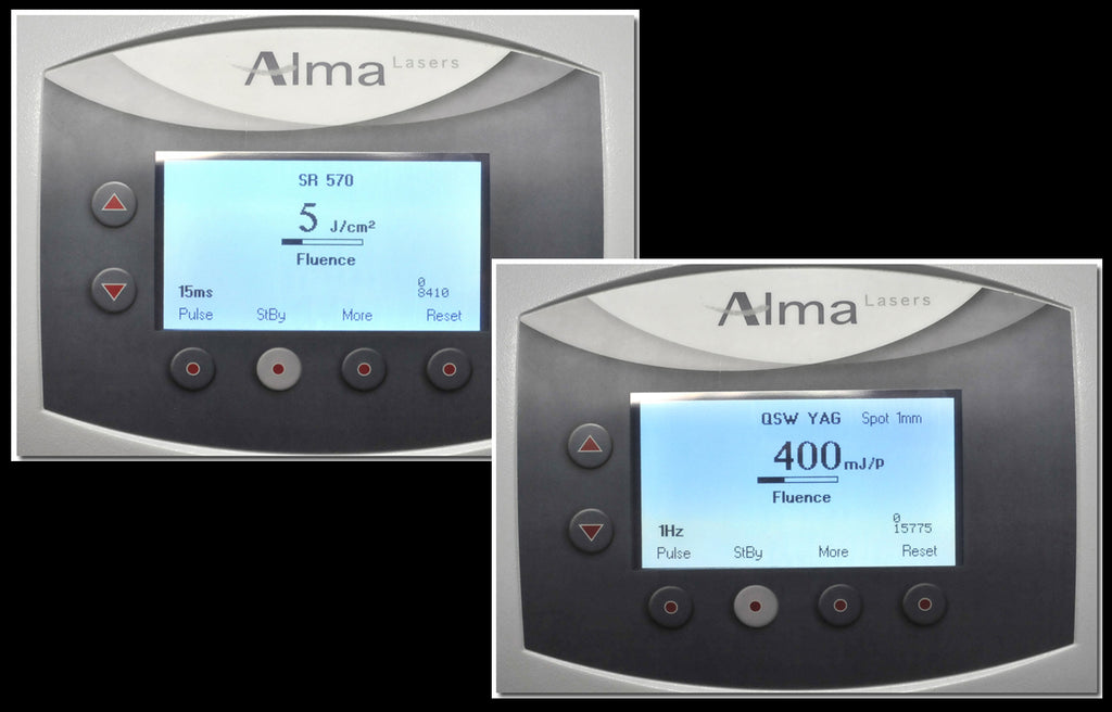 2006 Alma Laser Harmony 540 570 QS1064 HandPcs Q-Switched QS 1064 Tattoo Removal