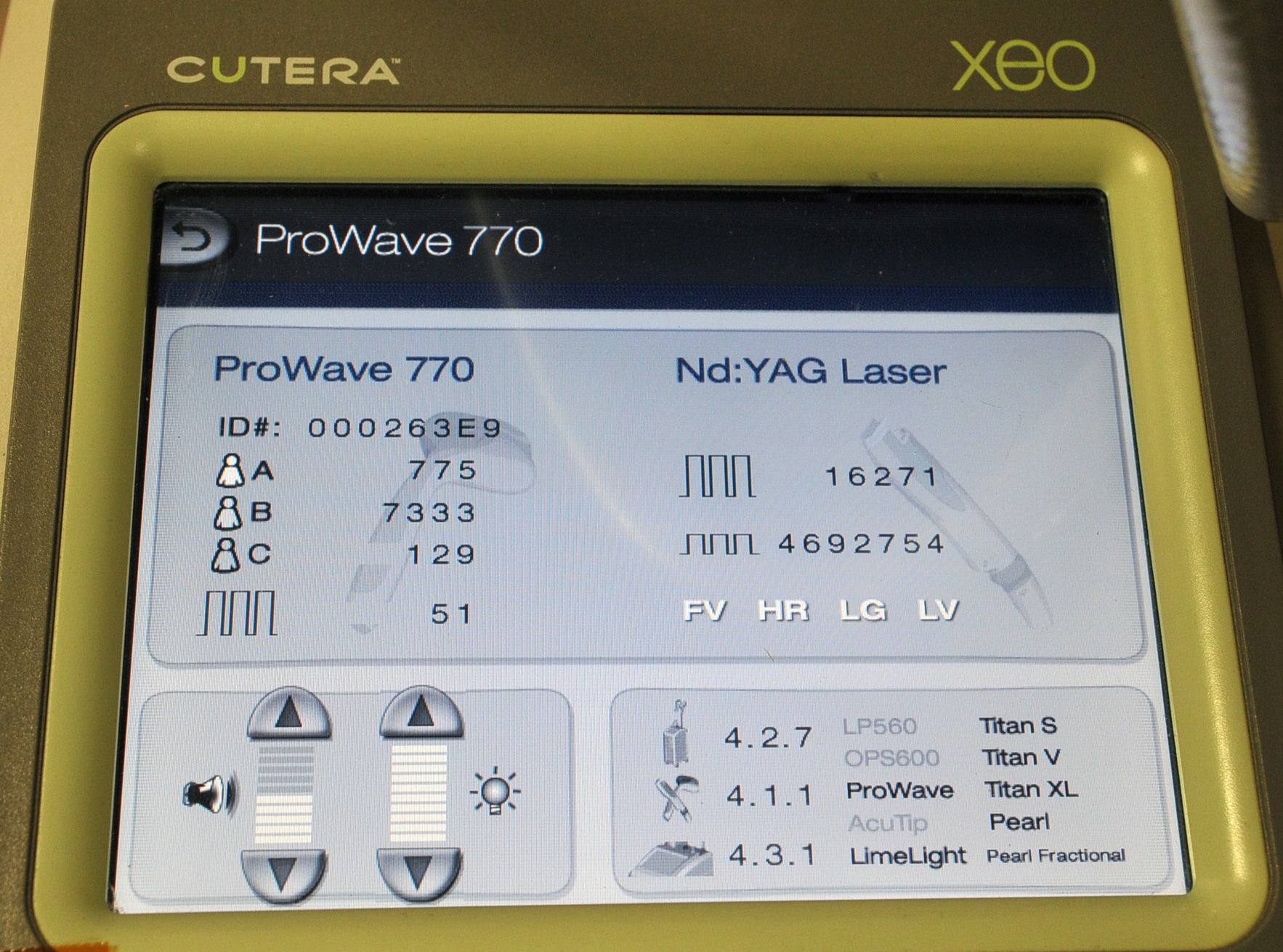 Cutera Prowave 770 Handpiece Pro Wave Applicator Laser IPL with Hard Case