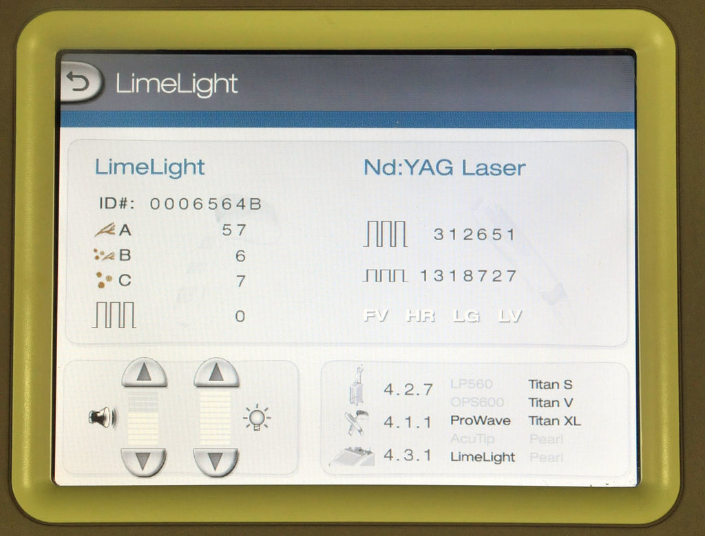Cutera LimeLight IPL Handpiece LOW SHOTS!! Photofacial Rejuvenation - Hand Piece