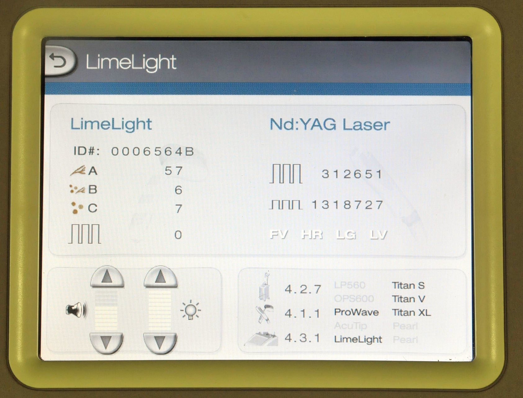 Cutera LimeLight IPL Handpiece LOW SHOTS!! Photofacial Rejuvenation - Hand Piece