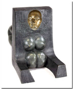 Sphinx Through a Wall Bronze Nude Fine Art Sculptor: Josep Maria Subirachs Rare