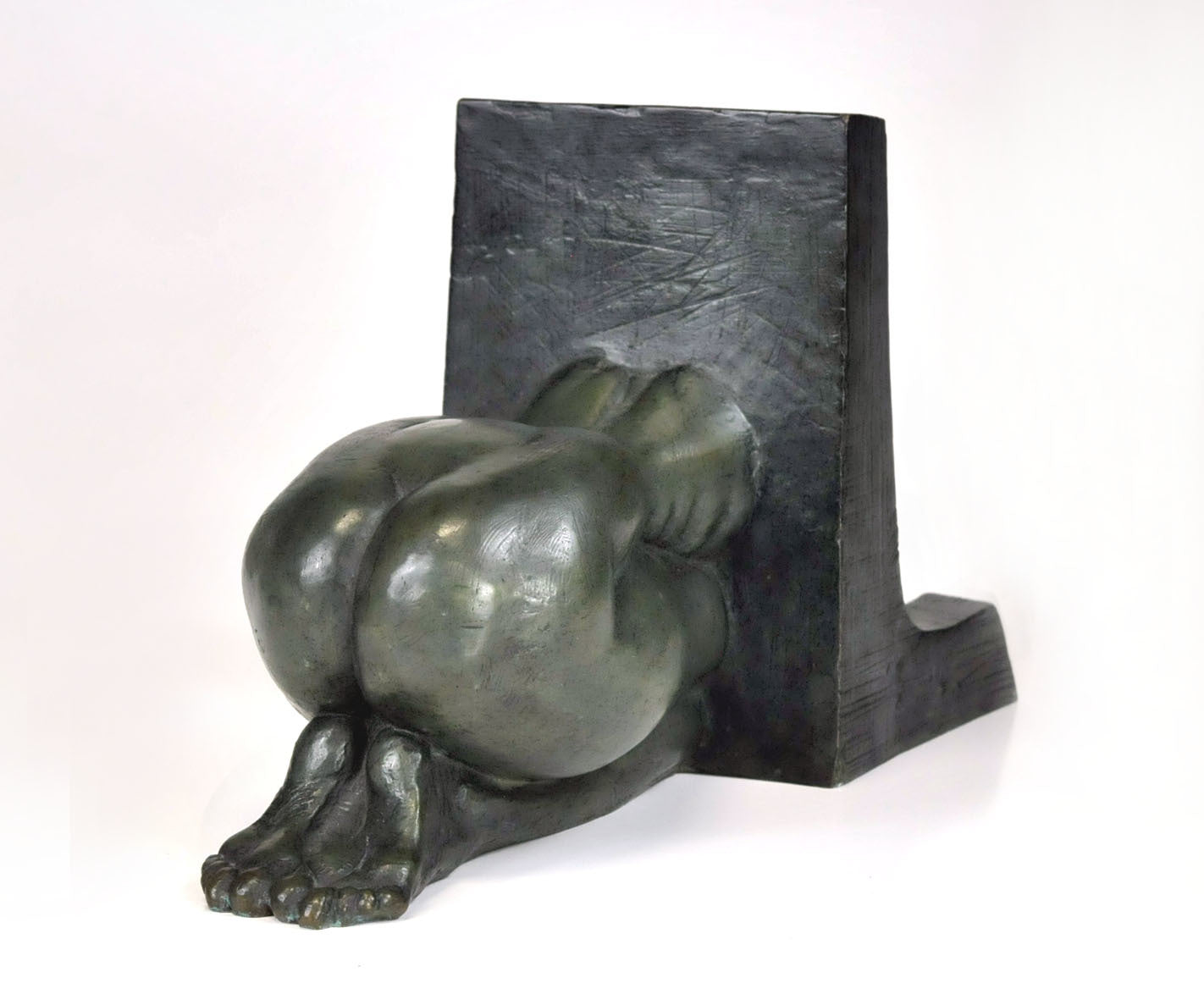 Sphinx Through a Wall Bronze Nude Fine Art Sculptor: Josep Maria Subirachs Rare