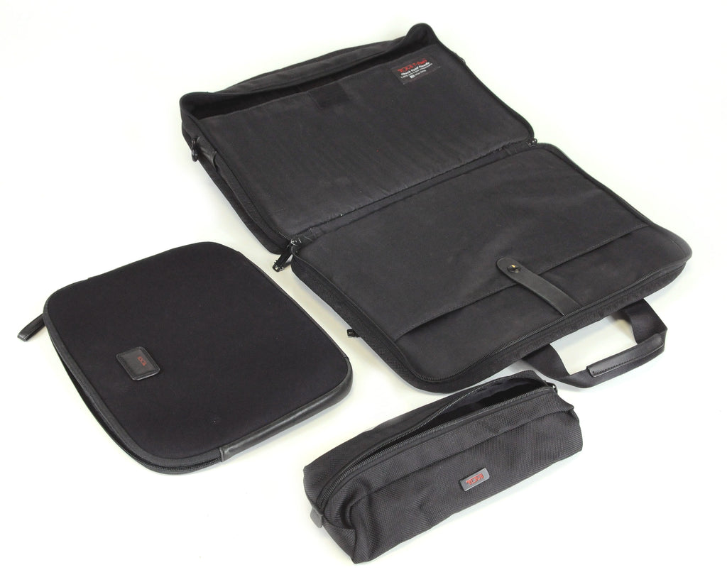 Tumi Black Short Trip Business Travel Wheeled Luggage Case Packing Bag Suitcase