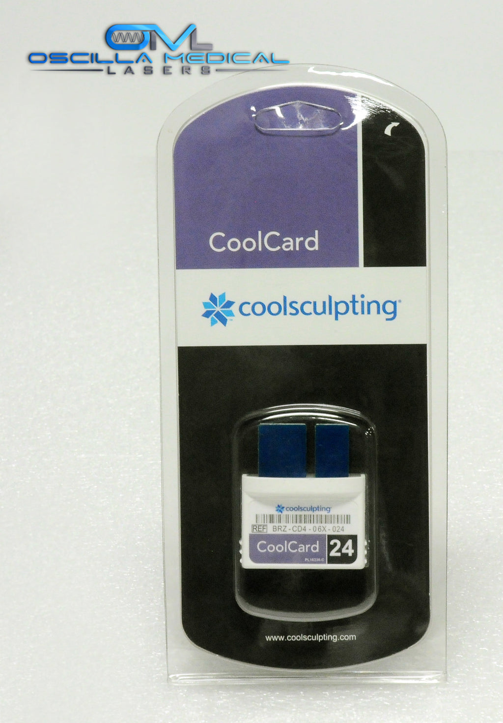 Coolsculpting CoolCard 24 Cycle Cool Sculpting Purple Zeltiq BRZ-CD4-06X-024