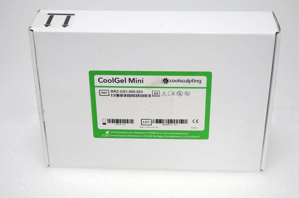 Coolsculpting CoolMini Card 24 Cycle Zeltiq Green BRZ-CD4-02X-024 Gel Trap Liner