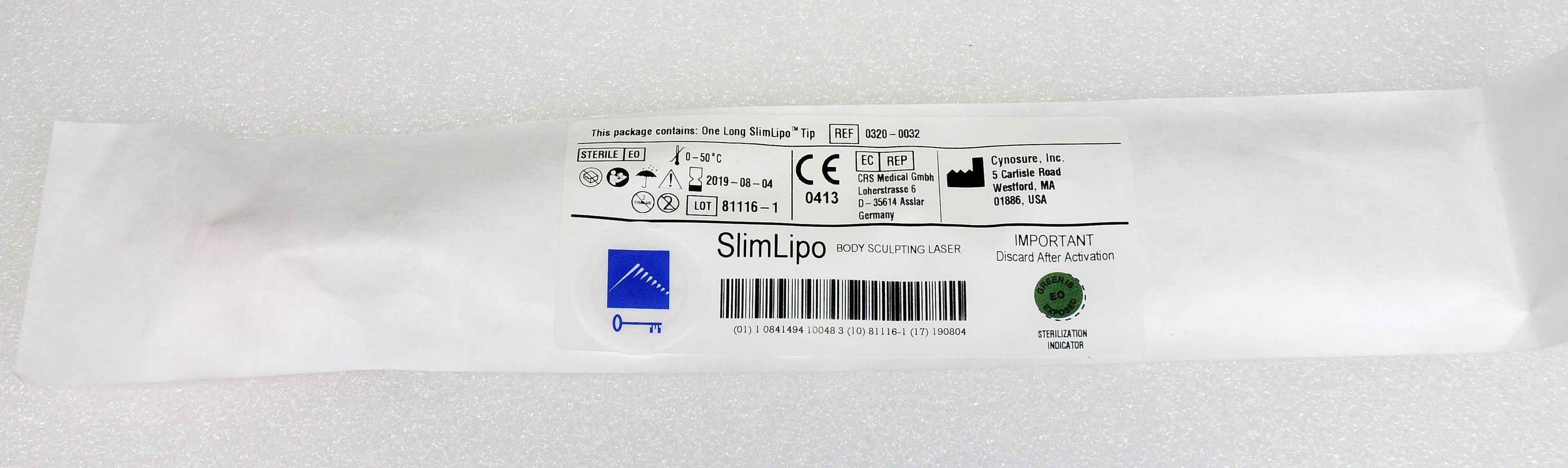 Cynosure Aspire SlimLipo Body Sculpting Laser Long Tip - 0320-0032 - Palomar NEW