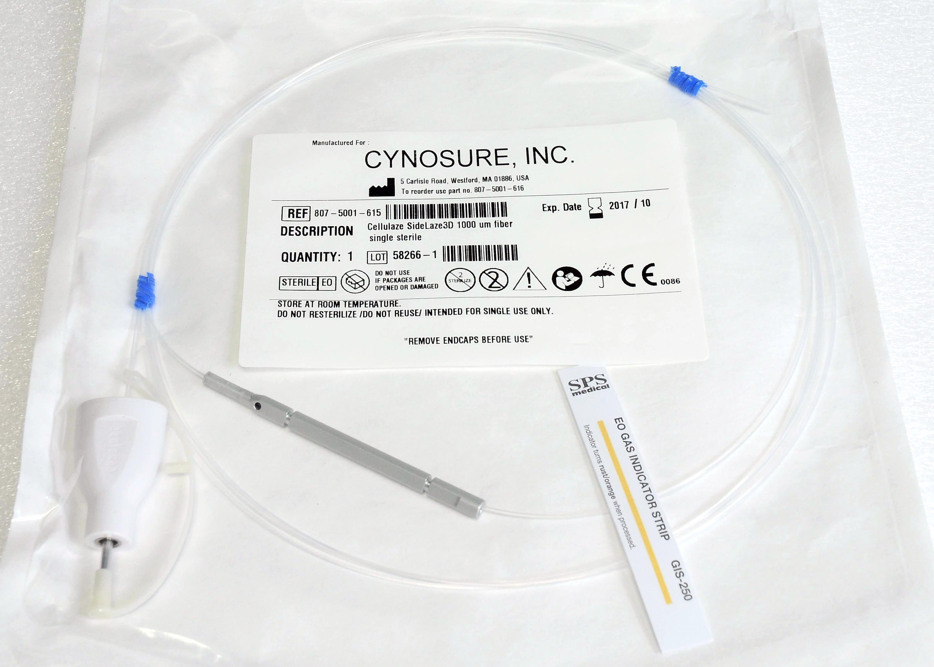 Cynosure SmartLipo CelluLaze SideLaze3D 1000um Single Clear Fiber 807-5001-615