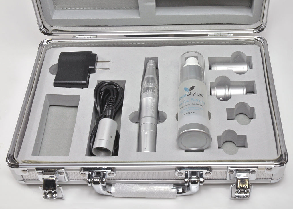 SkinStylus 1 Pen Silver Microtherapy Professional Kit Beautiful Skin Stylus DEMO
