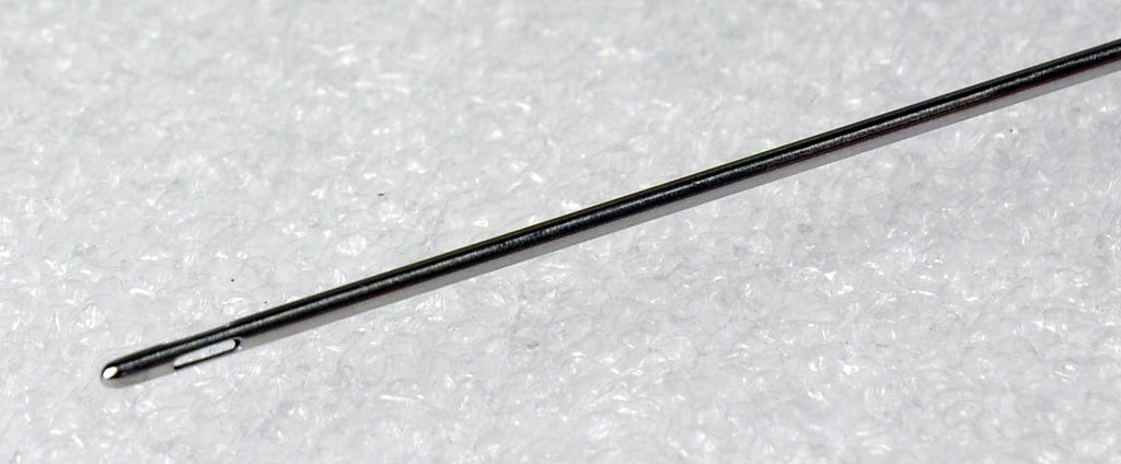 Wells Johnson Byron Cannula Needle 1.8mm x 11cm Stainless SS 3-Hole Suction