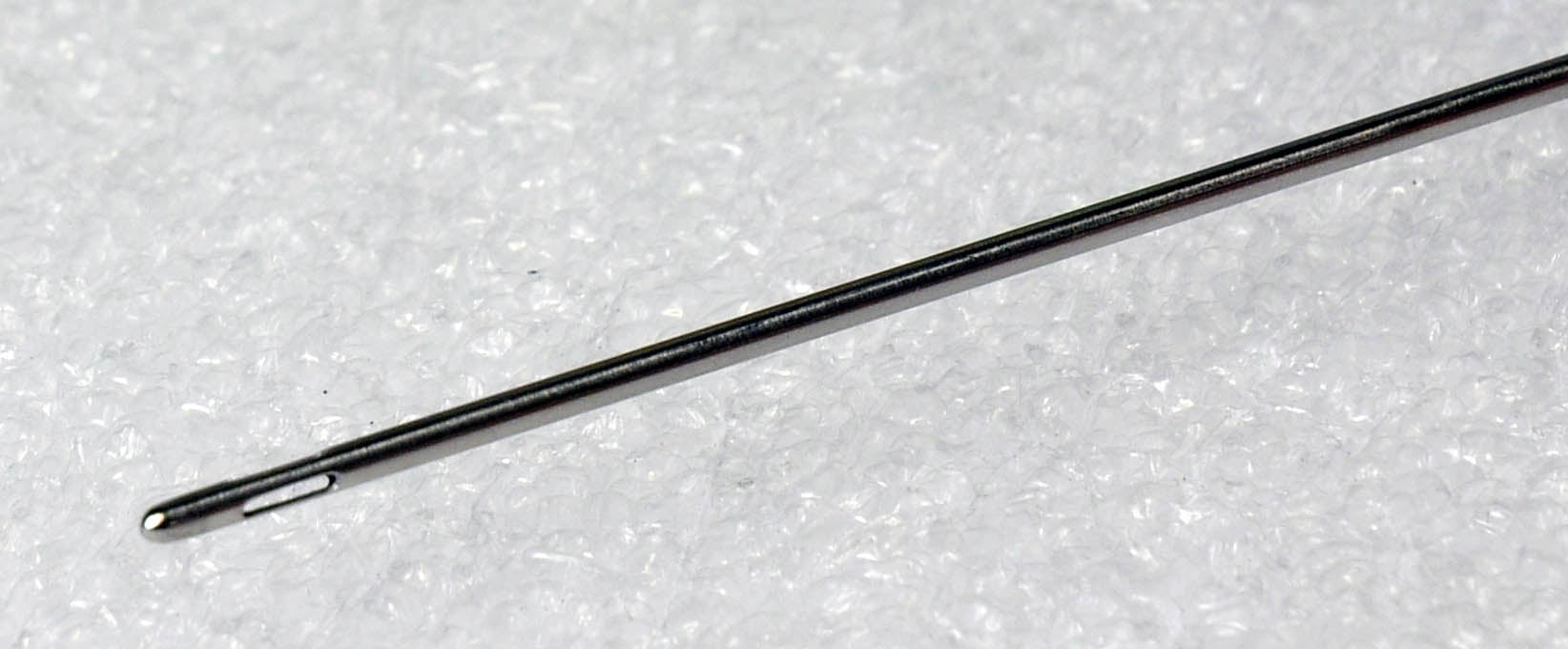 Wells Johnson Byron Cannula Needle 1.8mm x 11cm Stainless SS 3-Hole Suction