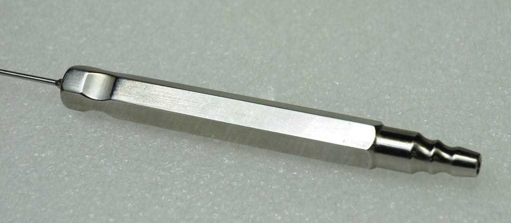 Wells Johnson Byron Cannula Needle 1.8mm x 11cm Stainless SS 3-Hole Suction