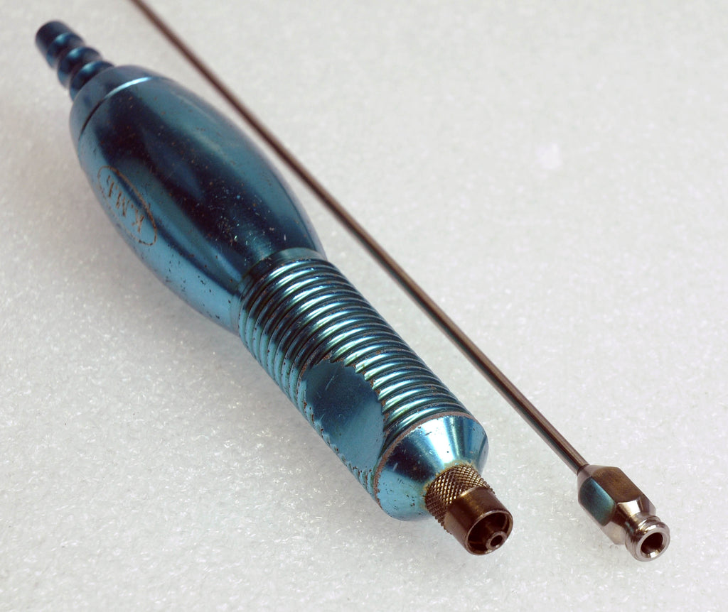 K.M.I. HandPiece Cannula Needle Handle Blue Metal Hand Piece KMI Canula