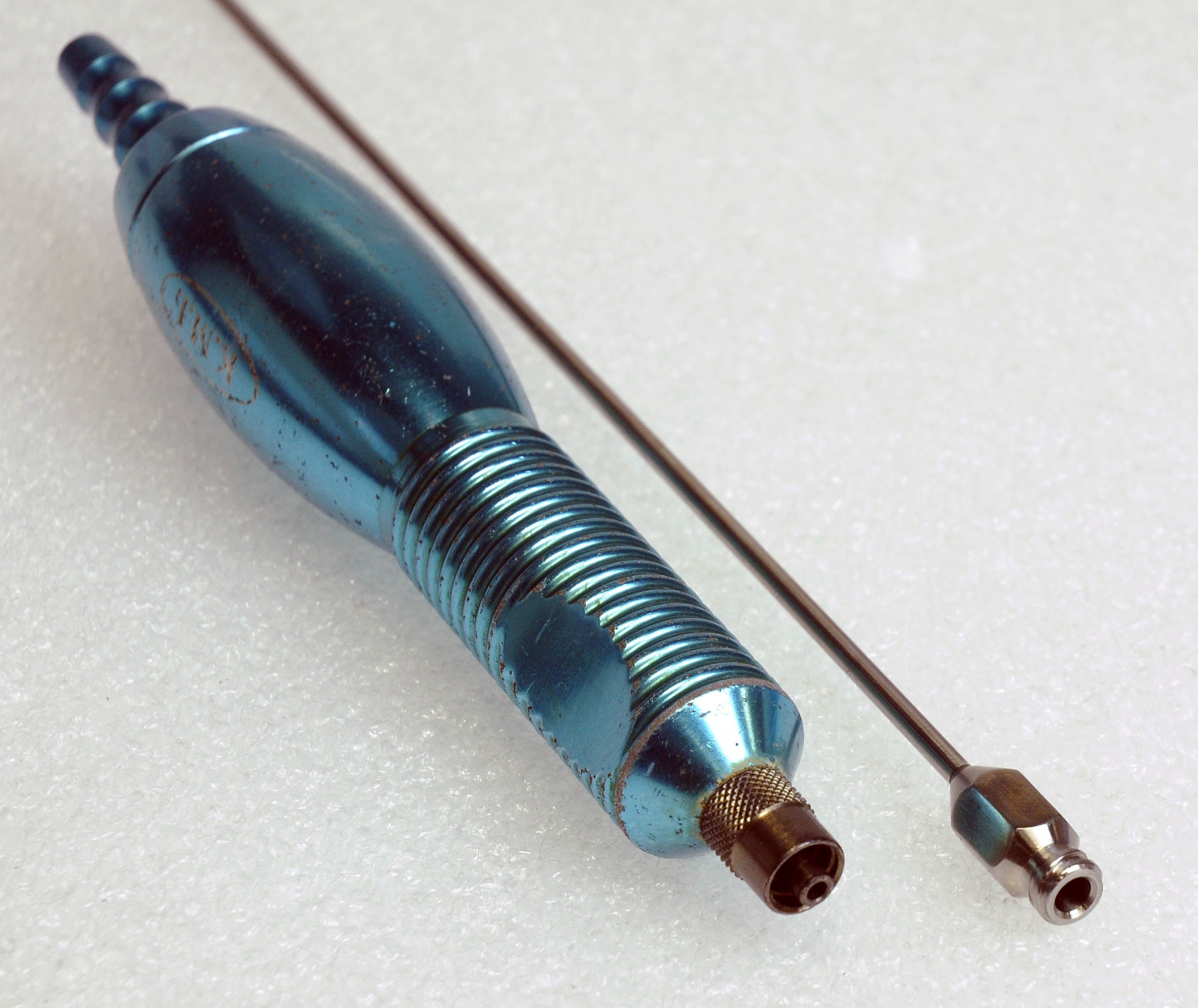 K.M.I. HandPiece Cannula Needle Handle Blue Metal Hand Piece KMI Canula
