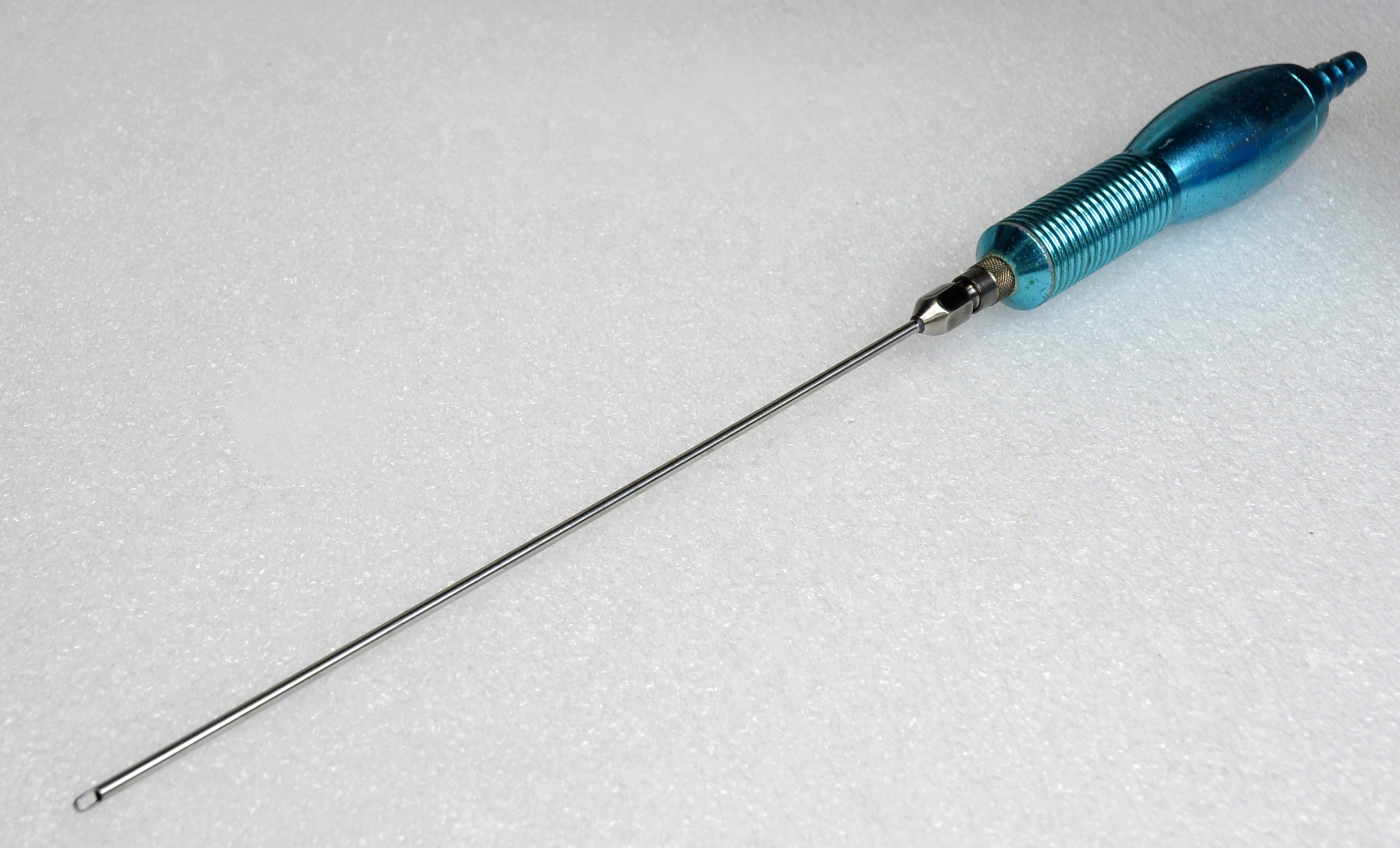 K.M.I. HandPiece Cannula Needle Handle Blue Metal Hand Piece KMI Canula