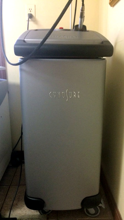 2013 Cynosure Apogee Elite Zimmer Cryo6 Chiller Hair Removal Lesion 755 1064 YAG