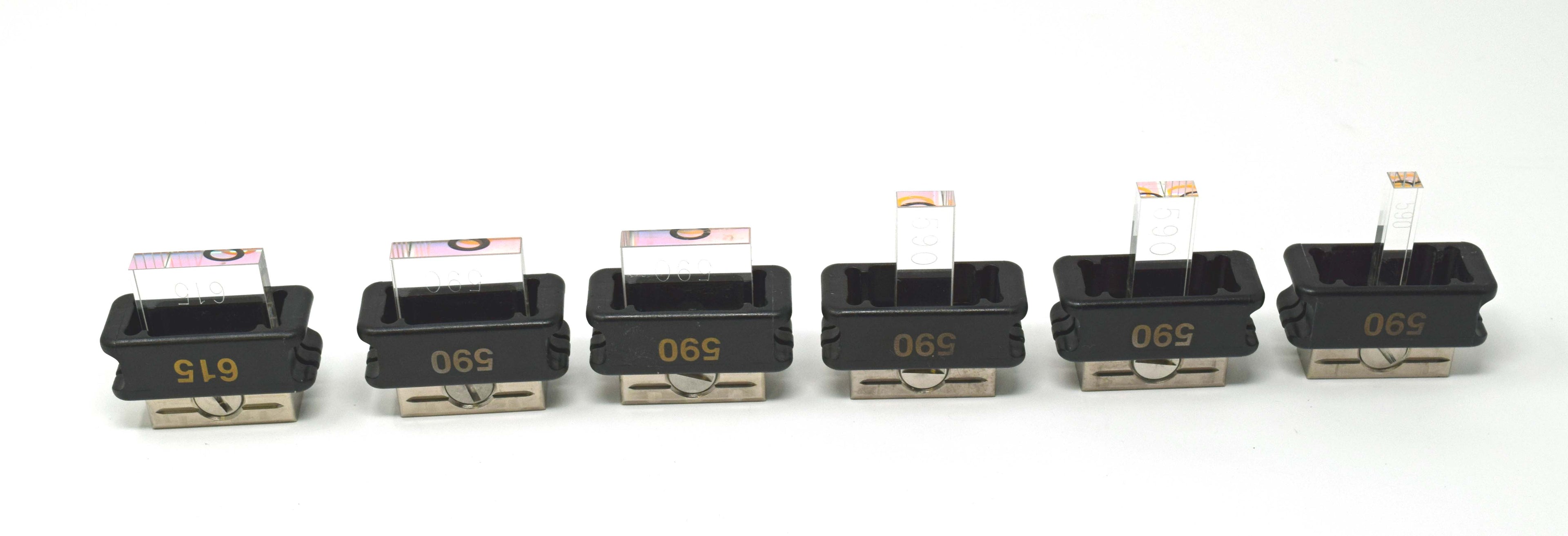 Lumenis EMC Crystal IPL Laser Filter Tips Set Light Prism 590nm 615nm w/ Base