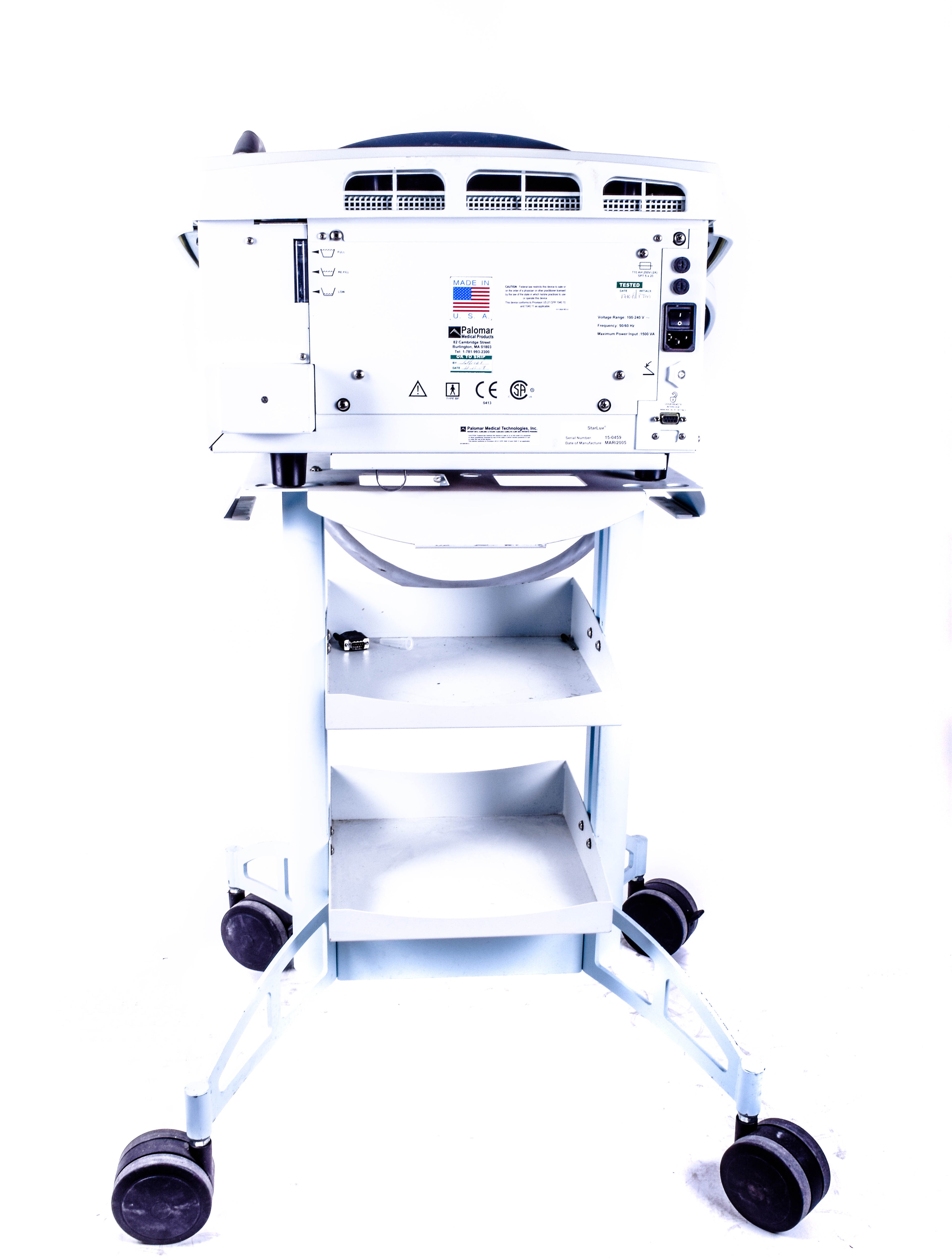 2005 Palomar StarLux 300 IPL LASER 2 HandPieces LuxY LuxRs Lux Rs Y Hair Lesions
