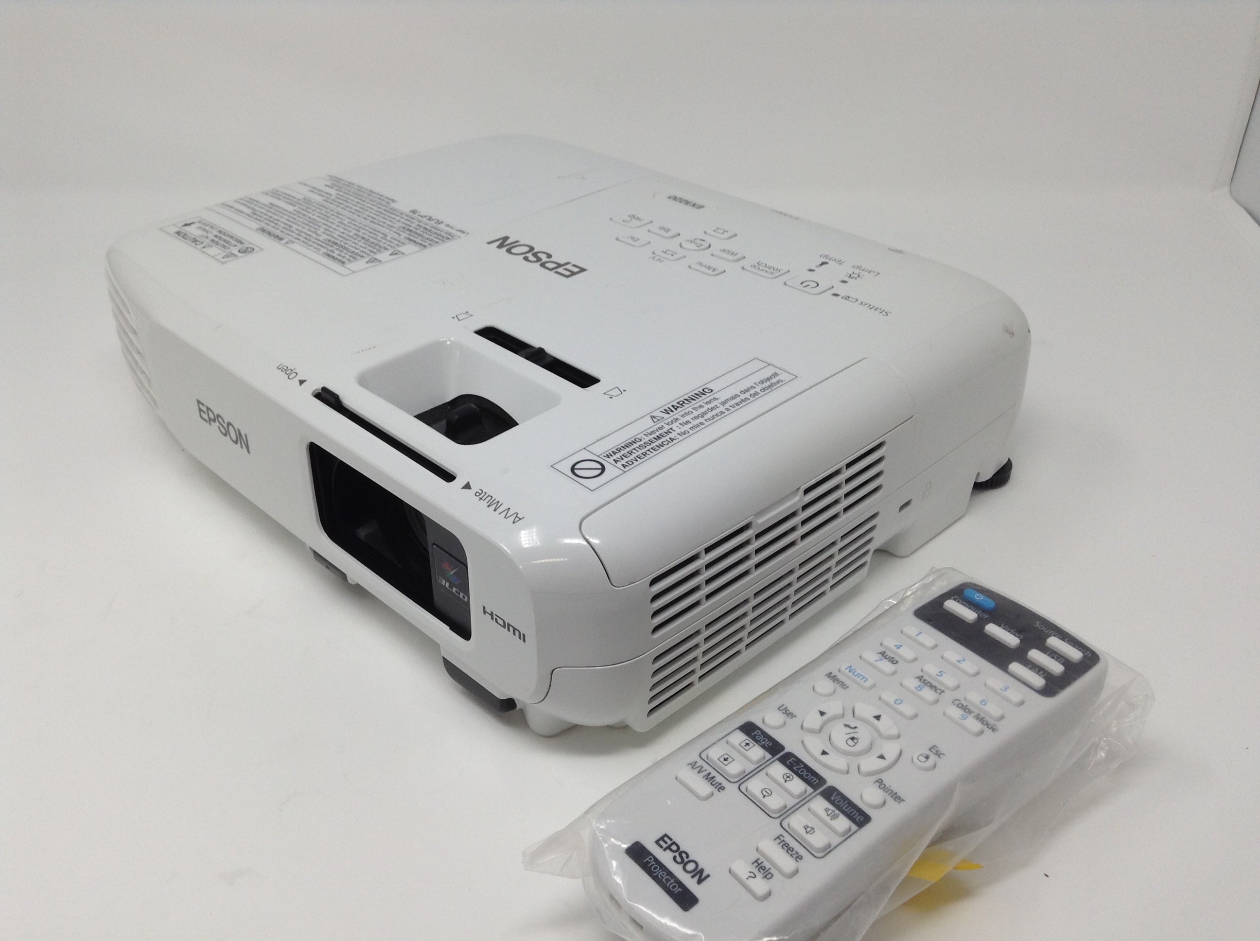 Epson EX3220 HDMI Portable SCGA Projector H552A 3000 Lumens