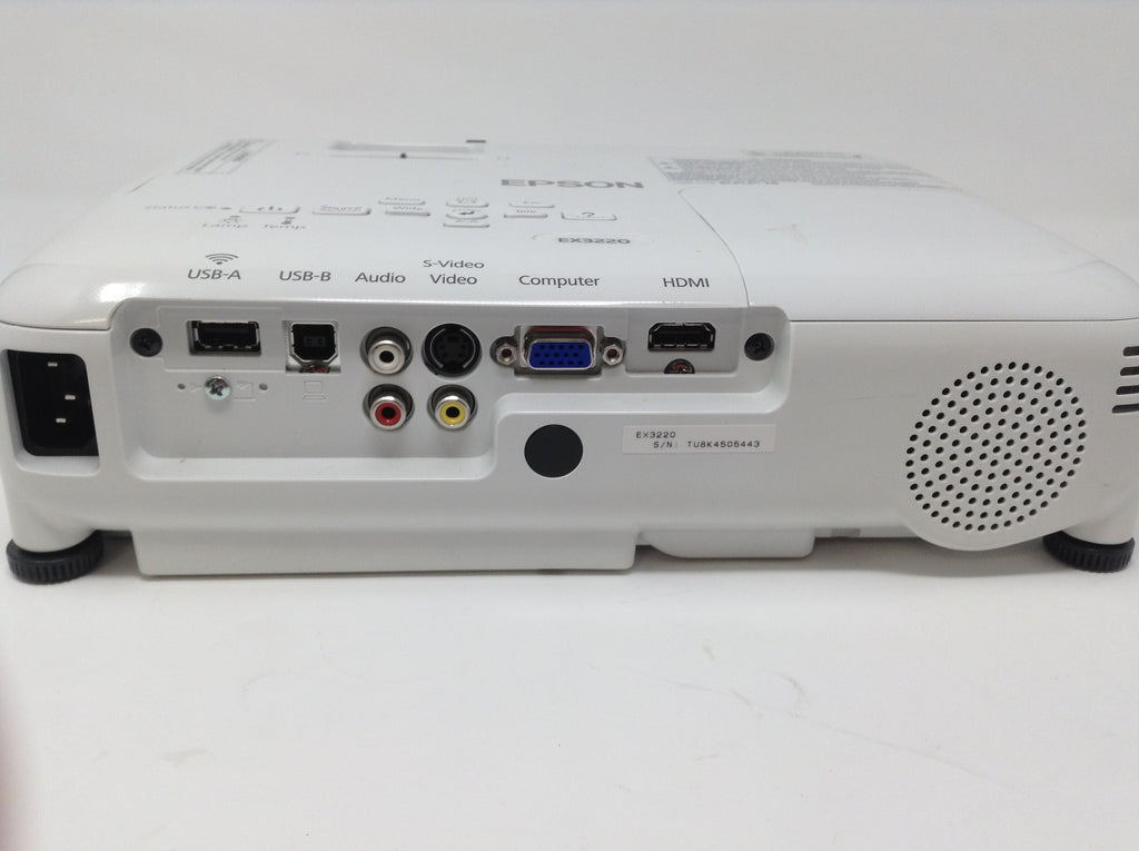 Epson EX3220 HDMI Portable SCGA Projector H552A 3000 Lumens