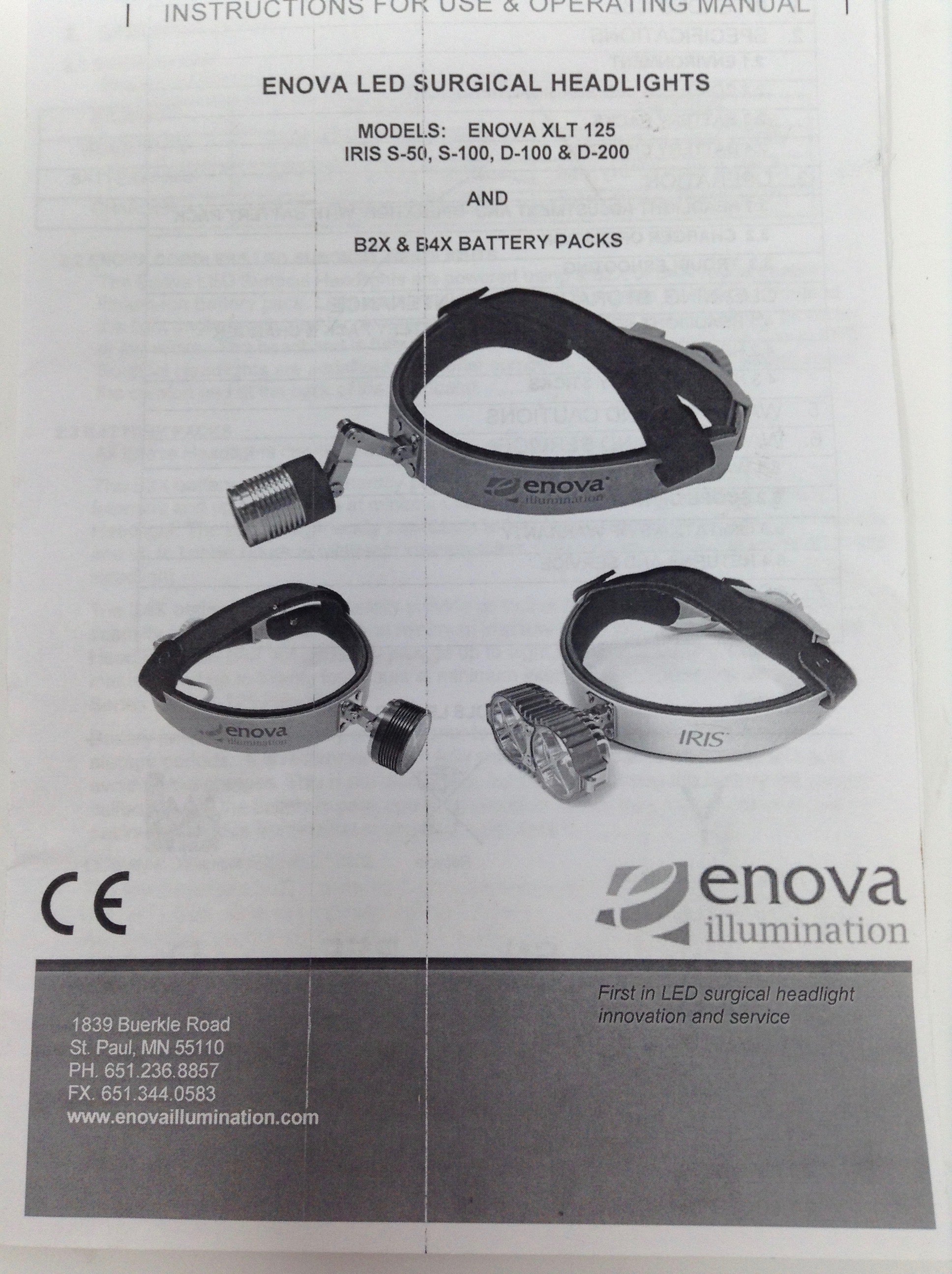 Enova Illumination LED Dental & Surgical Base For Light *** PARTS ONLY ***