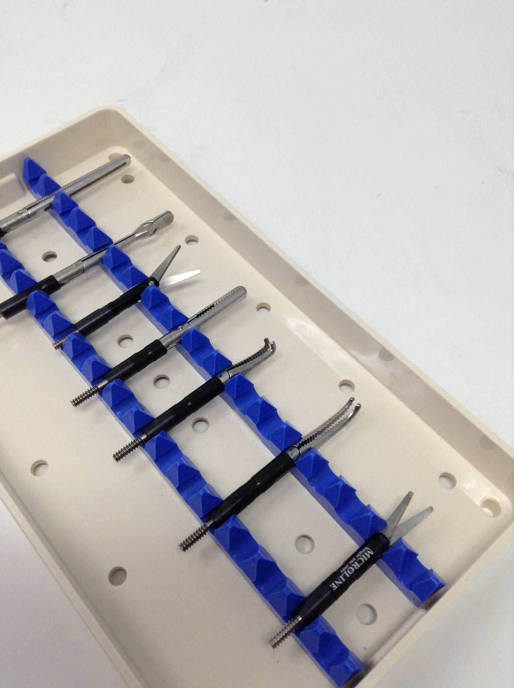 Lot of 7 LM-10 Clip Applier Tray 3708 LM10 Micro Autoclave Pentax Micro Line