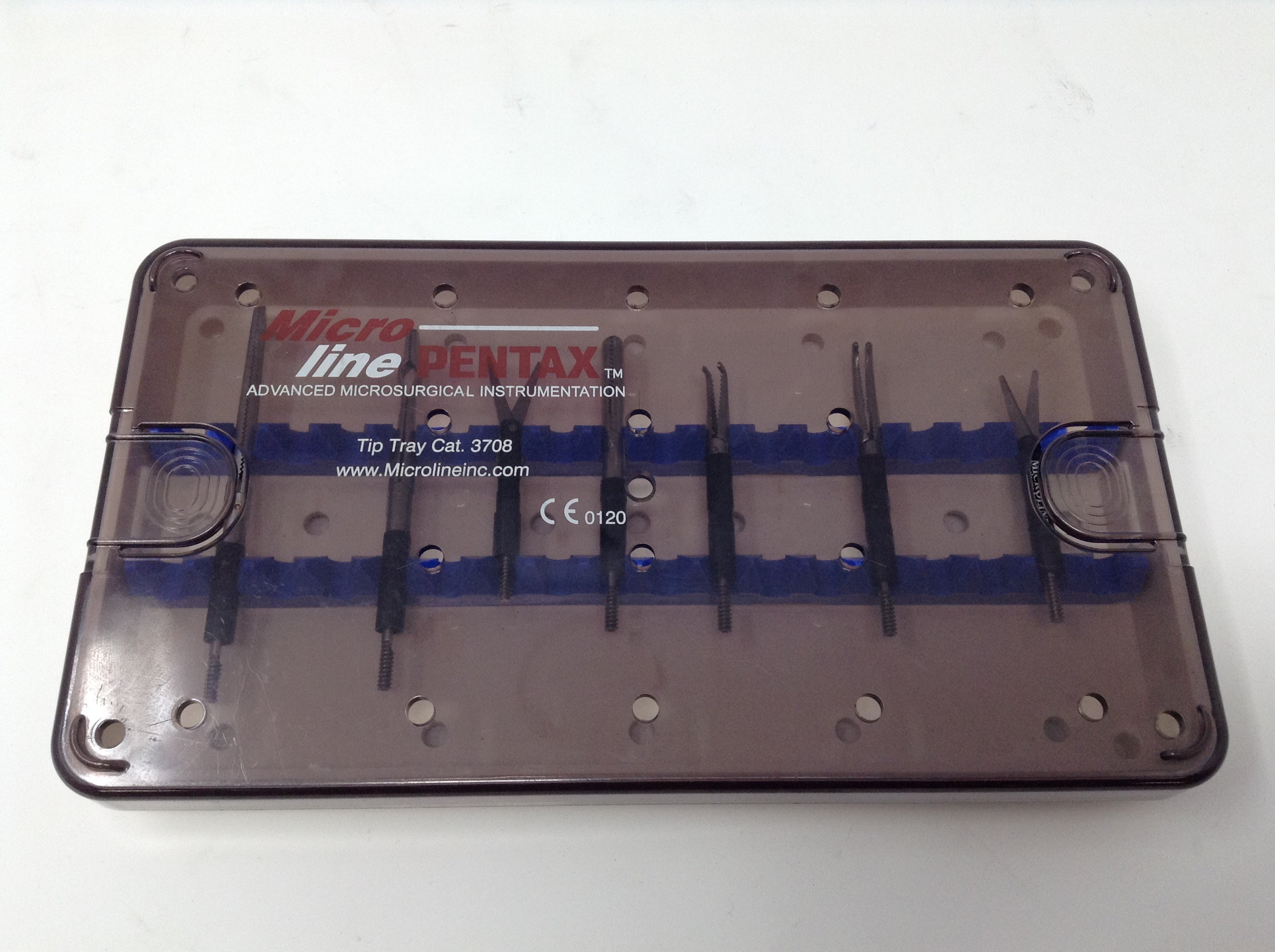 Lot of 7 LM-10 Clip Applier Tray 3708 LM10 Micro Autoclave Pentax Micro Line