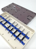 Lot of 8 LM-10 Clip Applier Tray 3708 LM10 Micro Autoclave Pentax Micro Line