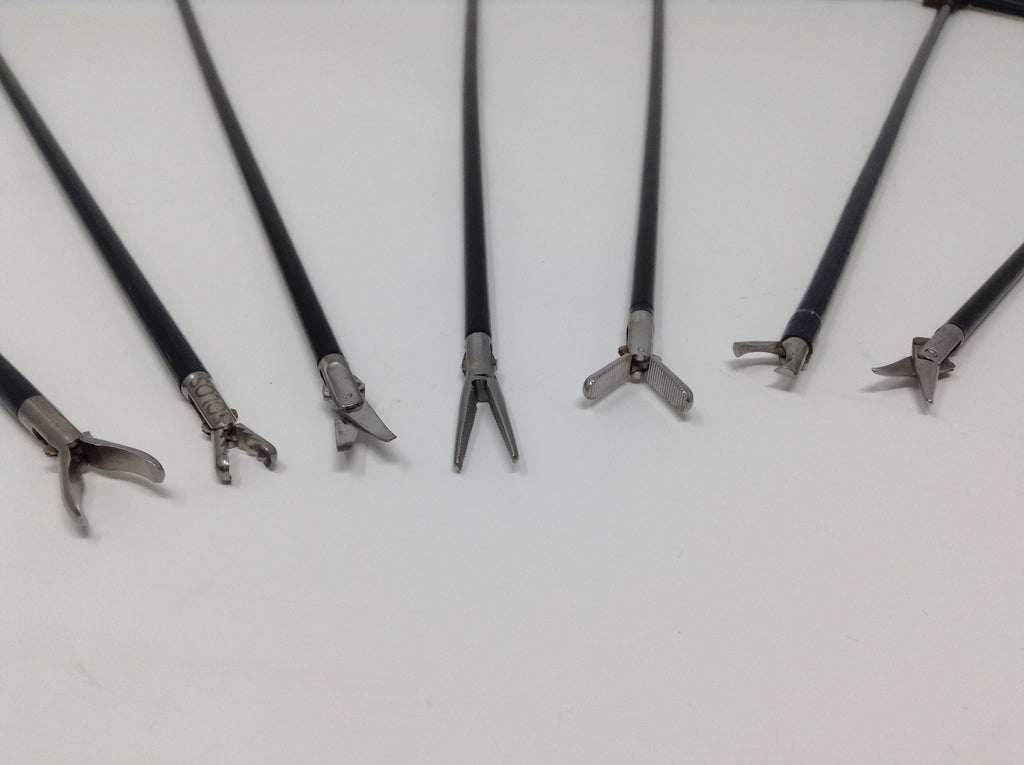 R. Wolf Lap Laparoscopic Forceps / Scissors Biopsy Grasping Set of 7 Pieces