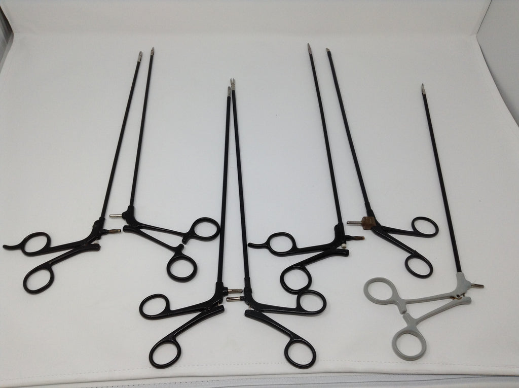 R. Wolf Lap Laparoscopic Forceps / Scissors Biopsy Grasping Set of 7 Pieces