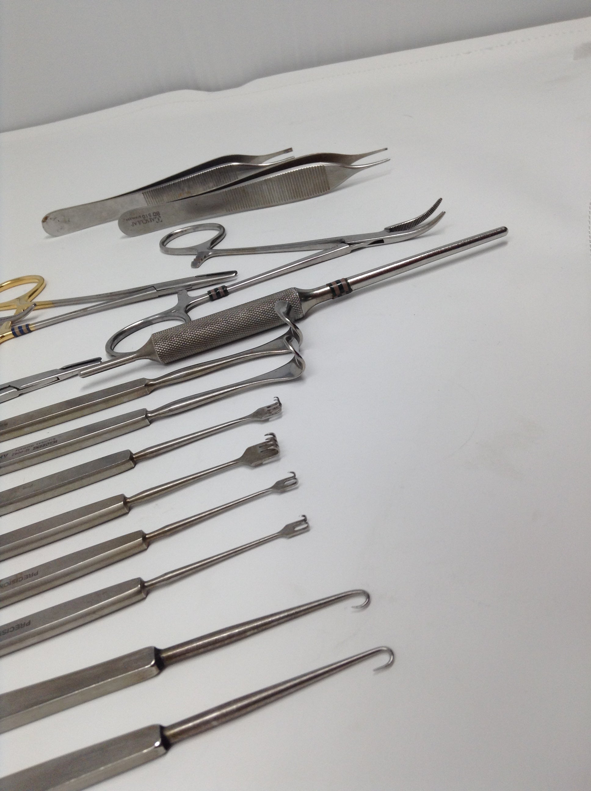 Germany Stainless Steel Set Blepharoplasty Surgical 15 Piece Set Probe Tweezer