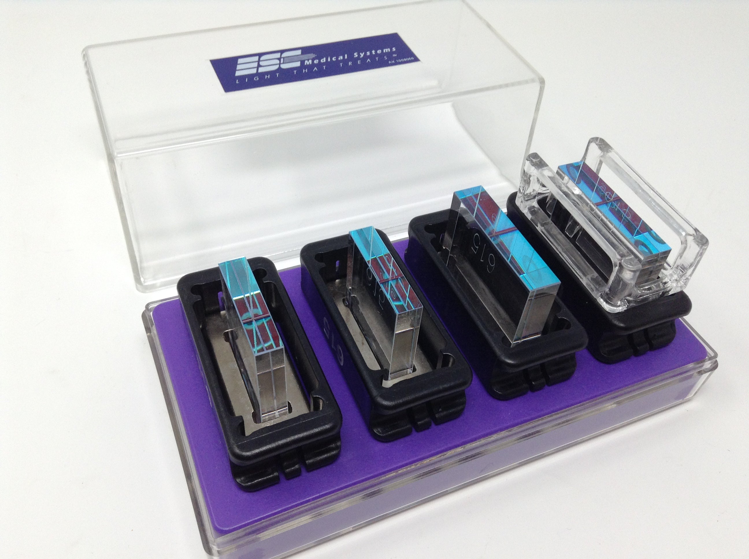 Lumenis EMC Crystal IPL Laser Filter Tips Set Light Guide Prism 615nm Large
