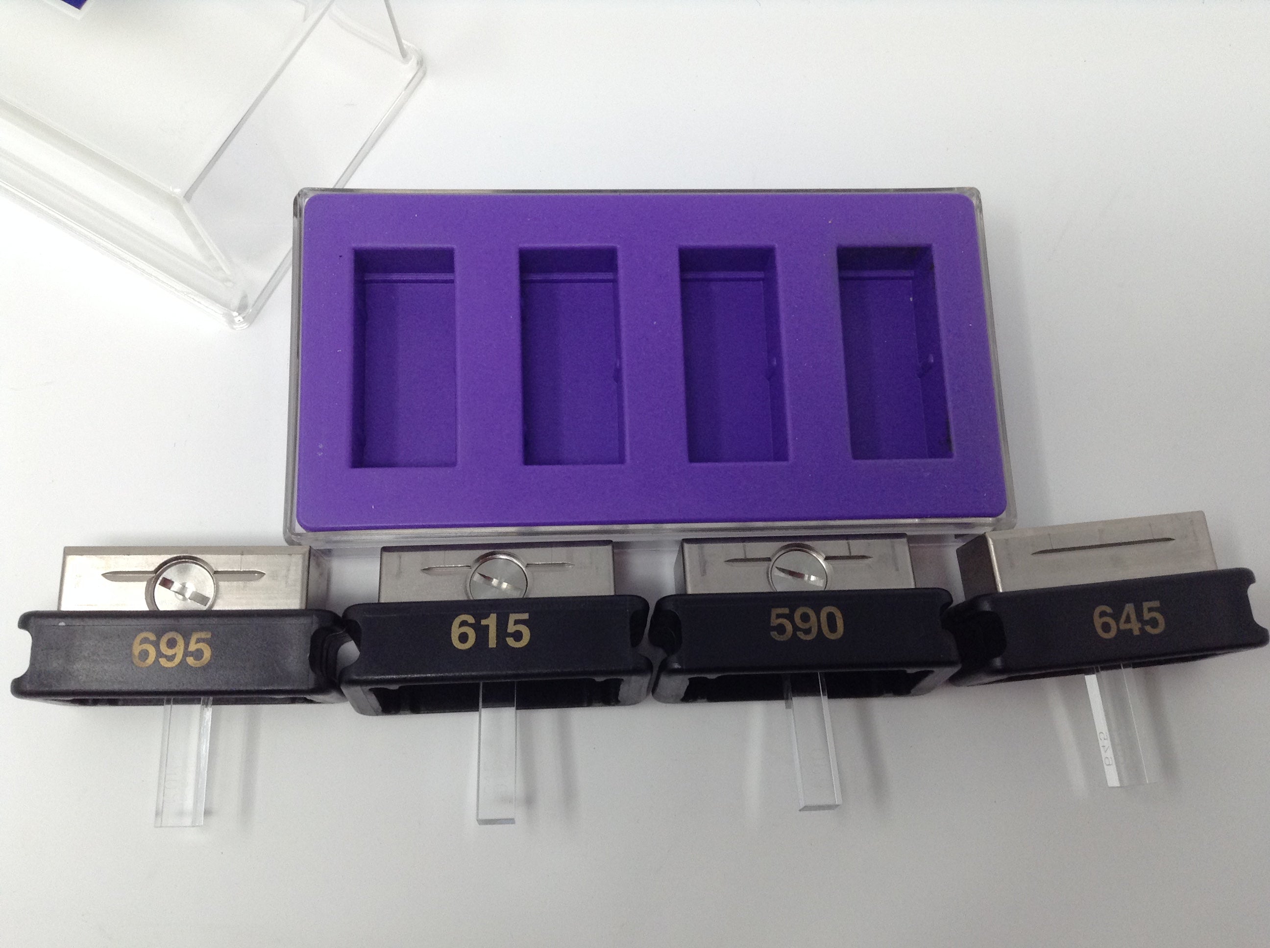 Lumenis EMC Crystal IPL Laser Filter Tips Set Light Guide Prism 695 615 590 645