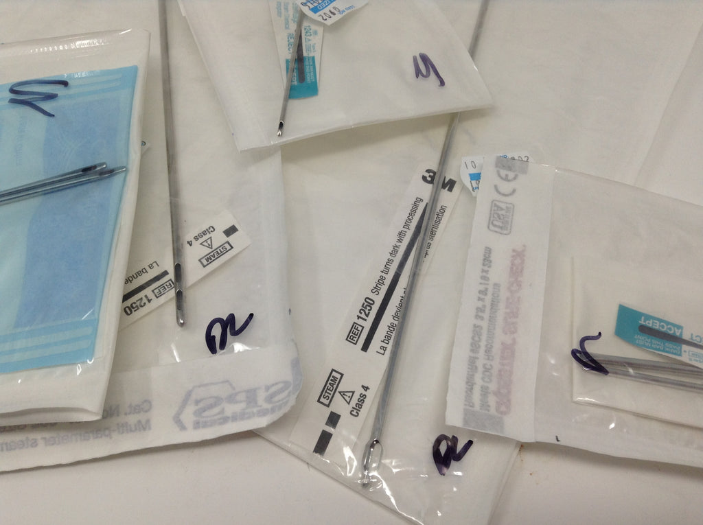 (x7 Pcs) CANNULA Surgical Needle Set Stainless Steel Surgery Canula Handle