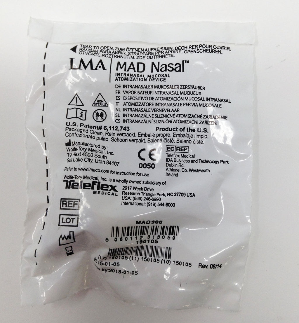 MAD Intranasal Mucosal Atomization Device Nasal MAD Only Pk 26