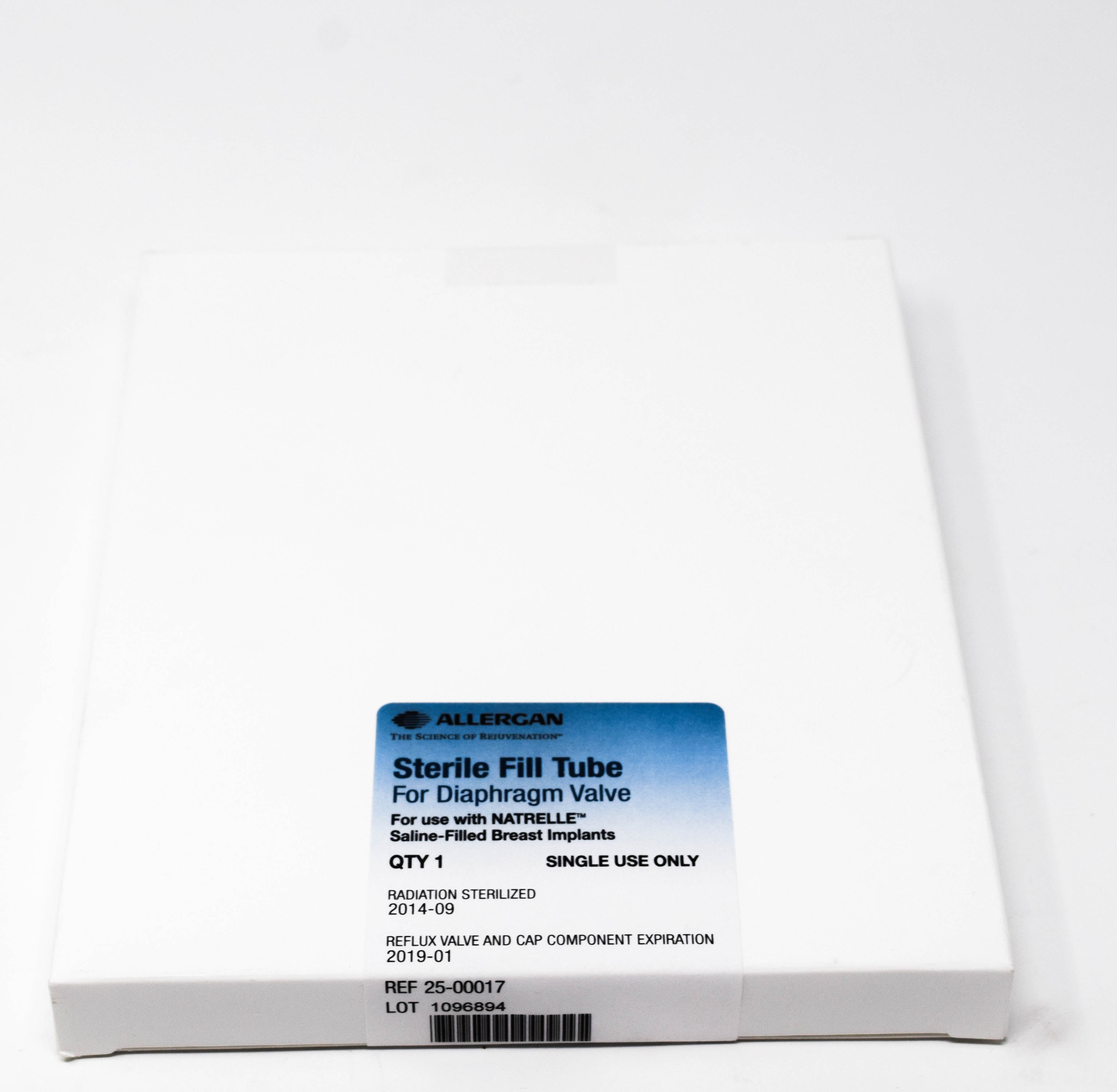 Allergan 25-00017 Sterile Fill Tube for Diaphragm Valve Allerngen EXP/2019